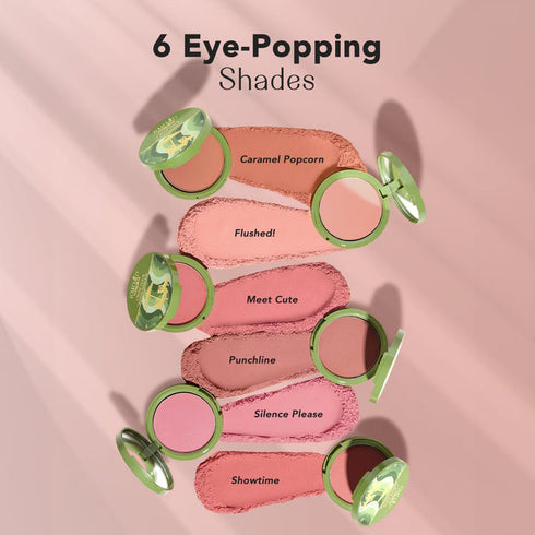 LoveChild Caramel Popcorn | Cheek Flick Mattifying Powder Blush Light Brown