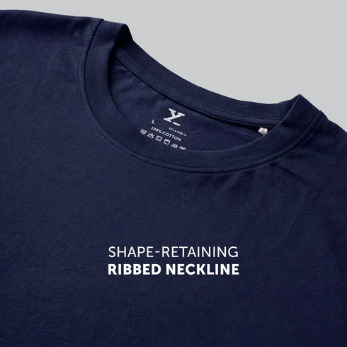 XYXX Pace Combed Cotton T-shirts Midnight Blue