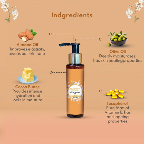 Wildflower Naturals After Shower Oil