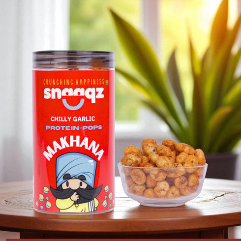 SNAAQZ Chilly Garlic Makhana