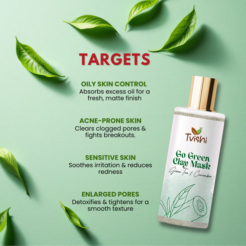 Tvishi Skincare Go Green Clay Mask