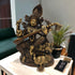 Tamas Brass Four Armed Saraswati Playing Veena Statue/Idol