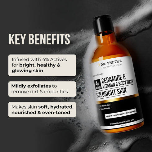 Dr. Sheth's Ceramide and Vitamin C Body Wash