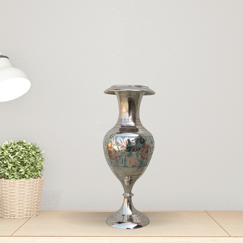 Brass Pot With Nickel Finish 0.325Kg