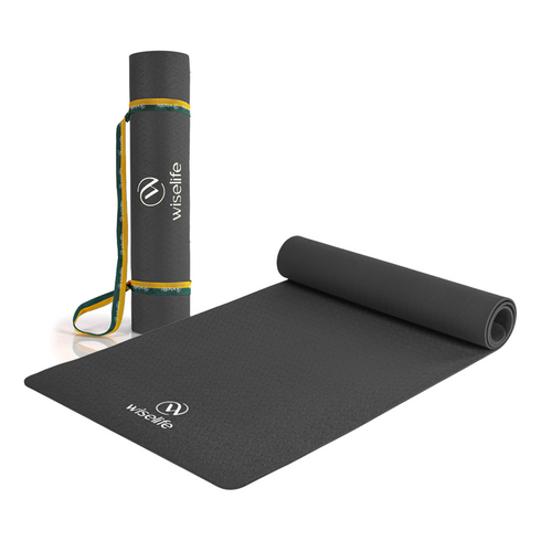 Wiselife Classic TPE Yoga Mat 6mm - Kamya Wellness Edition