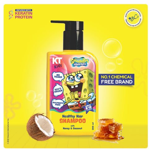 Kt Kids Healthy Hair Shampoo For Girls 8 Yrs