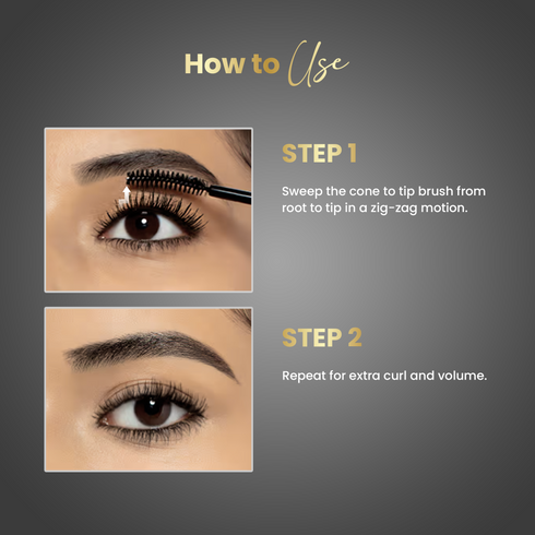 Colors Queen Intense Black Kajal Eyeliner Mascara Combo