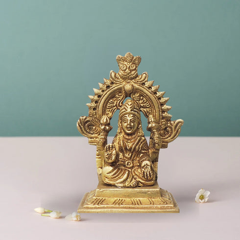 Brass Laxmi Ji Statue 0.21Kg