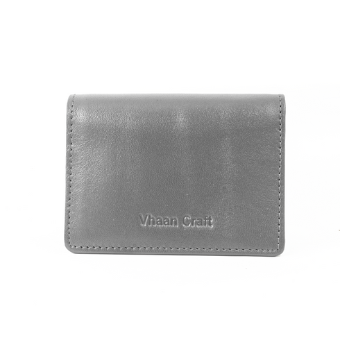 Vhaanfootwear Premium Leather Card Holder with Protective Cover by Vhaan