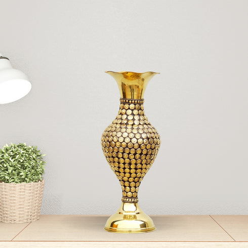 Brass Home And Garden Flower Pot 0.54Kg