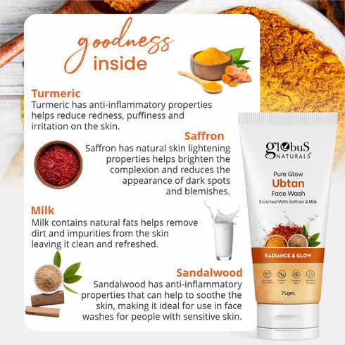 Globus Naturals Ubtan Face Wash