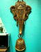 Tamas Brass Lord Ganesh/Ganesha Mask with Bell Wall Hanging Golden)