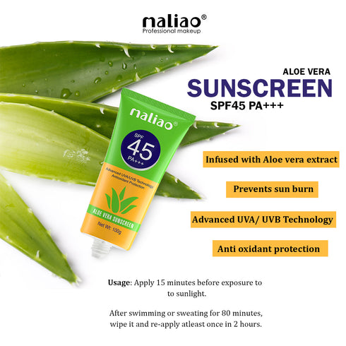 Maliao Aloe Vera Sunscreen SPF 45 PA+++