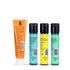 Theearthcollective in Best Sellers Mini Pack Scalp Tonic Hair Moisturiser Overnight Hair Illuminator & Anti Frizz Hair Serum