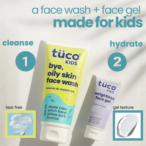 Tuco Nongreasy face Wash + Face Gel Combo