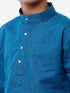 Ramraj Cotton Boys Fantastic Kurta & Cream Dhoti Set Navy FS8