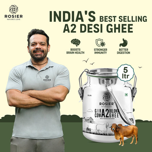 ROSIER Gir Cow A2 Ghee | Made From Curd