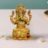 Brass Lotus With Ganesh God Idol 1.31Kg