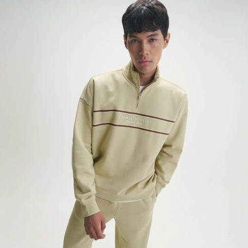 XYXX Crew Oversized Half-Zip Sweatshirt -Minted Grey