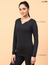 Wiselife Active Full Sleeves T-shirt (Black)