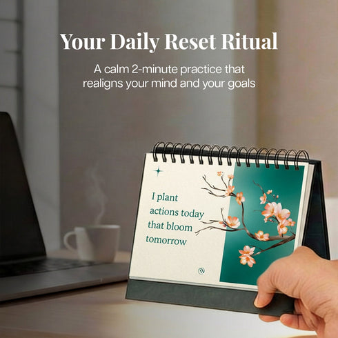 Wiselife Mindful Living Combo | Affirmation Calendar & Habit Tracker