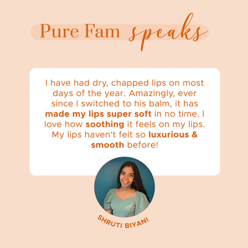 PureSense Macadamia Lip Balm | From the makers of Parachute Advansed