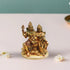 Brass Shiv Parivar Colour Idol Statue 4.668Kg