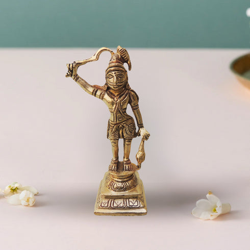 Brass Parshuram Statue 0.41Kg