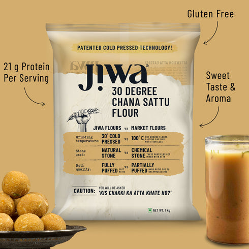 Jiwa 30 Degree Chana Sattu Flour