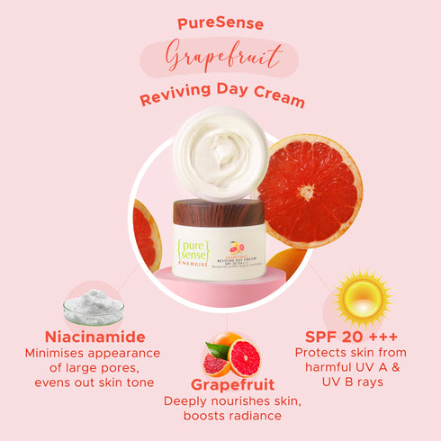 PureSense Grapefruit Reviving Day Cream | From the makers of Parachute Advansed