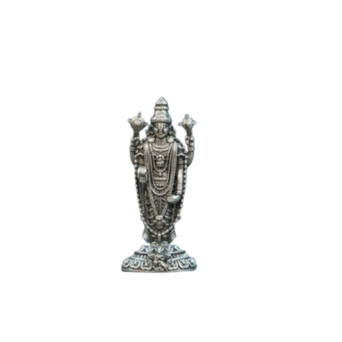 Pure Silver Antique 2D Venkateshwara 5.35G By Mahita Collections