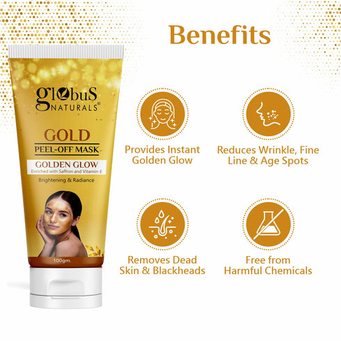 Globus Naturals Gold Peel Off Mask