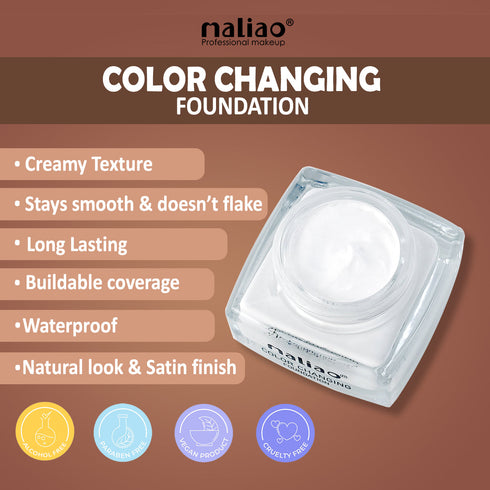 Maliao Colour Changing Waterproof Foundation