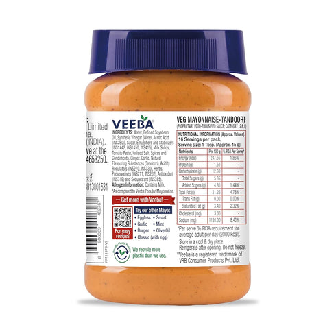 Veeba Tandoori Mayonnaise 250g.