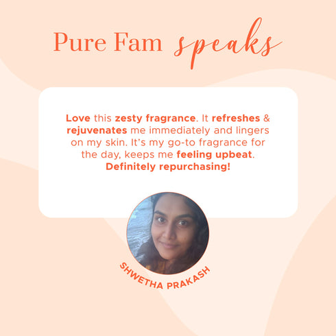 PureSense Mischief Orange Blossom Body Mist | From the makers of Parachute Advansed