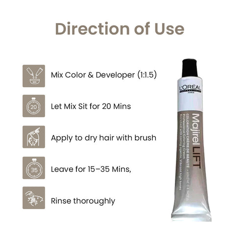 L'Oreal Professionnel Majirel High Lift 12.3 Special Blonde With Gold Permanent Hair Colour 50ml