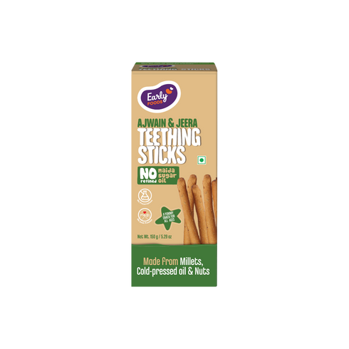 Early Foods Ajwain and Jeera Teething Sticks
