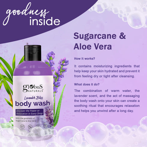 Globus Naturals Lavender Body Wash