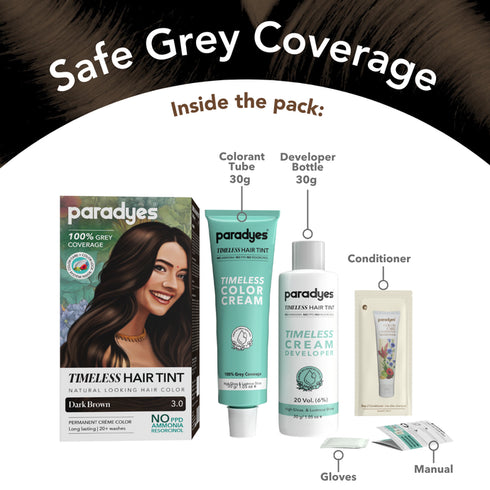 Paradyes Mini Dark Brown Timeless Hair Tint