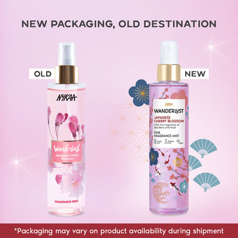 Wanderlust Japanese Cherry Blossom Floral Perfume Mist