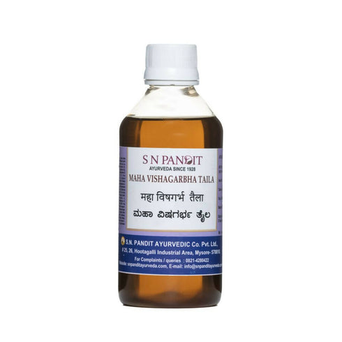 S N Pandit Ayurveda Maha Vishagarbha Taila