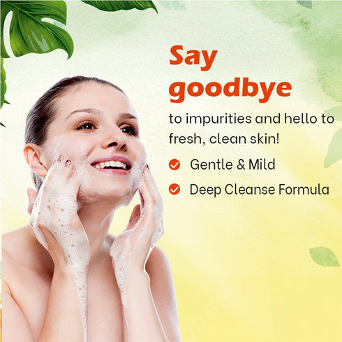 Globus Naturals Hyaluronic Acid & Vitamin C Face wash