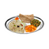 Vinod Stainless Steel Rajbhog Plate Set of 6 28.5 cm Lunch and Dinner Plate Highest Quality Stainless Steel Mirror Finish Rust Free