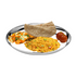 Vinod Stainless Steel Kanchan Bogi Plate Set of 6 28 cm Lunch and Dinner Plate High Grade Stainless Steel Rust Free Mirror Finish