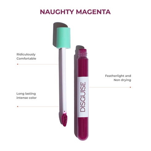 Disguise Matte Liquid Lip Cream Naughty Magenta 33
