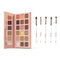 Praush Omni Nude Eyeshadow Palette + Eye Brush Set (5 pcs) Bundle