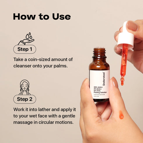 Underated 25% Aha + 2% Bha + 5% Pha Peeling Solution