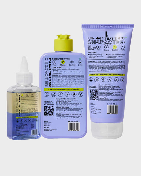 Moxie Beauty Scalp Essentials Trio 3-Step Routine
