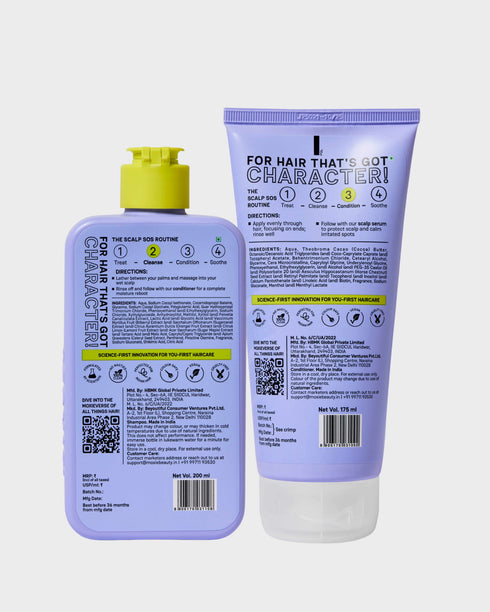 Moxie Beauty ScalpSOS Wash Duo (Shampoo + Conditioner)