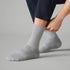 XYXX Crew-Length Socks - Cement Grey